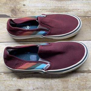 Vans Womens “Off The Wall” Slip-Ons Rainbow Size US 6.5
